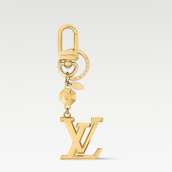 NEW! Louis Vuitton Gold Bag Charm and Key Holder - Picture 1 of 3